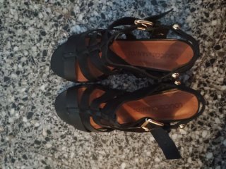 Sandalias Loucos & Santos Tacón Alto Negras