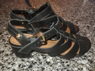 Sandalias Loucos & Santos Tacón Alto Negras