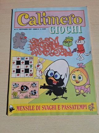 Lotto 6 riviste Il Corrierino di Calimero e giochi