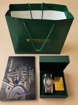 Reloj Fredric Tourbillon Mecánico Esqueleto