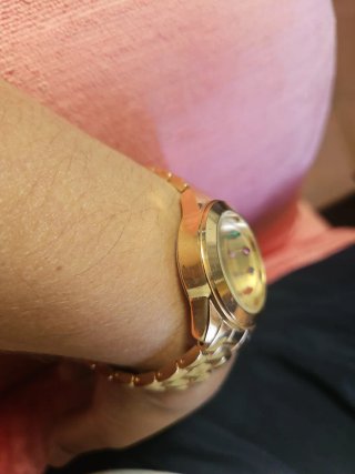 Reloj Melina Paris Mujer Dorado Multicolor