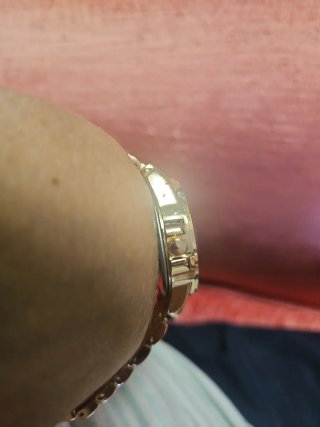 Reloj Melina Paris Mujer Dorado Multicolor