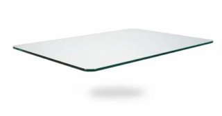 Cristal mesa rectangular 67x146 cm