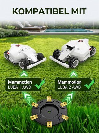 NUEVO! Plato de Cuchillas Mammotion 1 y 2 (6uds)