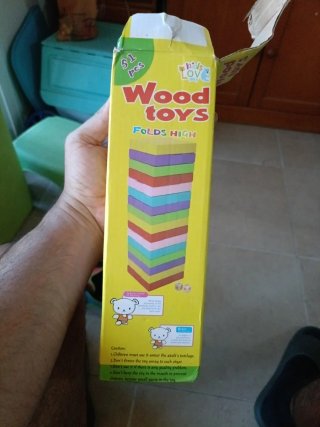 Juego de mesa de madera Folds High