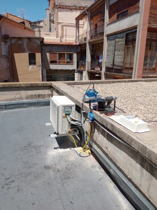 Instalación de aire acondicionado