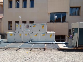 Instalación de aire acondicionado