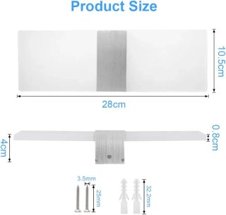 Aplique LED Pared Interior 12W Luz Blanca