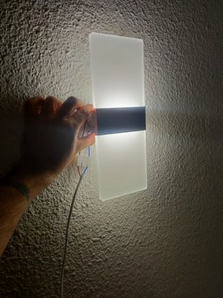 Aplique LED Pared Interior 12W Luz Blanca