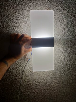 Aplique LED Pared Interior 12W Luz Blanca