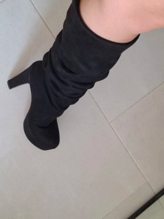 Botas altas negras
