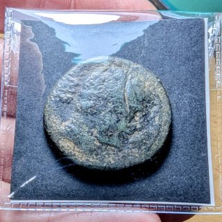 Moneda íbera Sekaisa 155-130 a.C.