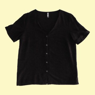 Blusa Pieces manga corta negra Talla M