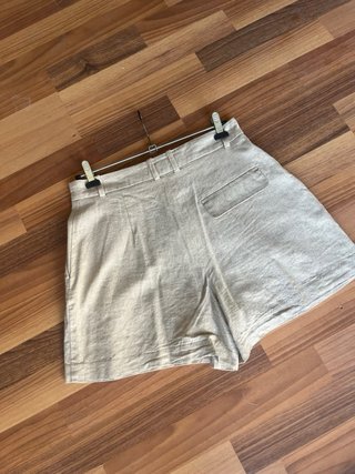 Zara Shorts Lino Talla S