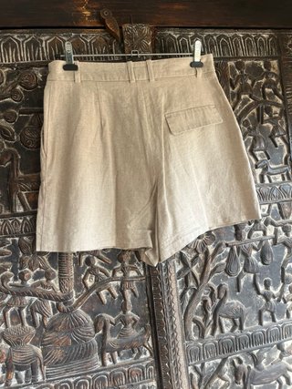 Zara Shorts Lino Talla S