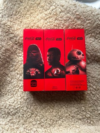 3 Coca-Cola Star Wars latas