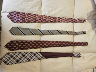 Lote 4 Corbatas Traje Hombre