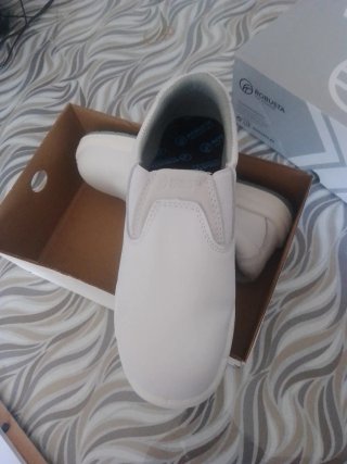 Zapatos mujer de seguridad blancos