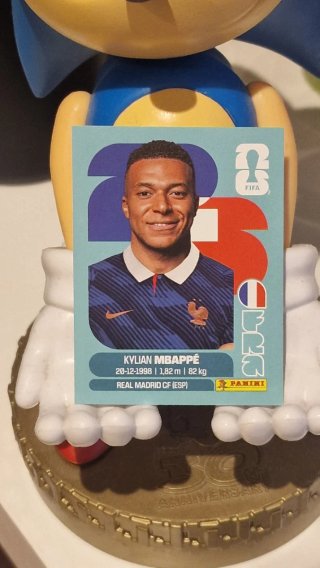 Cromos Panini Mbappé WC26