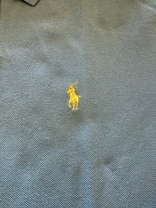 Polo Ralph Lauren Manga Larga Azul Talla M