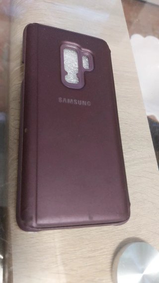 Coppia di custodie Samsung S9+ Clear View Standing originali
