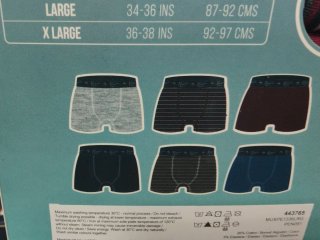 Pack 6 Calzoncillos Penguin Tallas L y M
