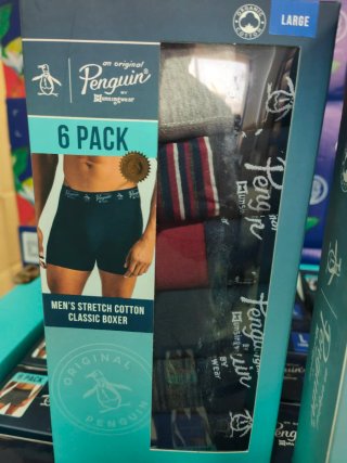 Pack 6 Calzoncillos Penguin Tallas L y M
