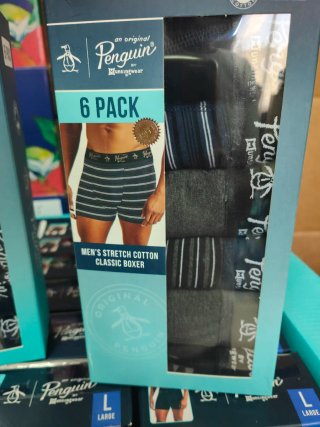 Pack 6 Calzoncillos Penguin Tallas L y M