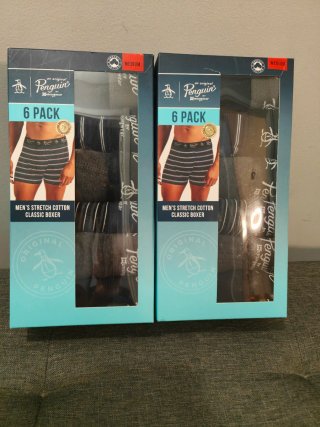 Pack 6 Calzoncillos Penguin Tallas L y M