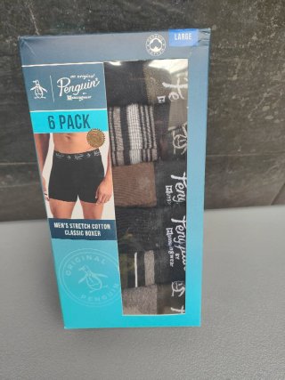 Pack 6 Calzoncillos Penguin Tallas L y M