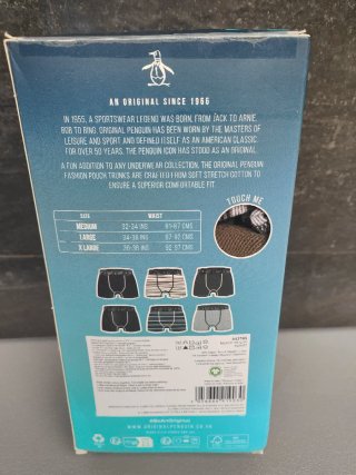 Pack 6 Calzoncillos Penguin Tallas L y M