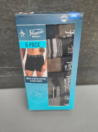 Pack 6 Calzoncillos Penguin Tallas L y M