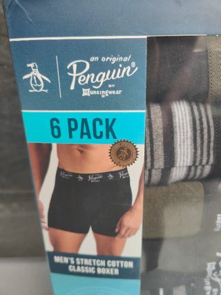 Pack 6 Calzoncillos Penguin Tallas L y M
