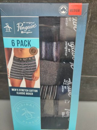 Pack 6 Calzoncillos Penguin Tallas L y M