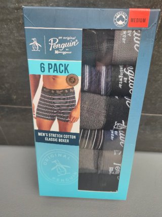 Pack 6 Calzoncillos Penguin Tallas L y M