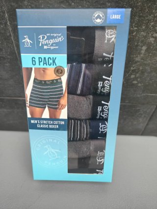 Pack 6 Calzoncillos Penguin Tallas L y M