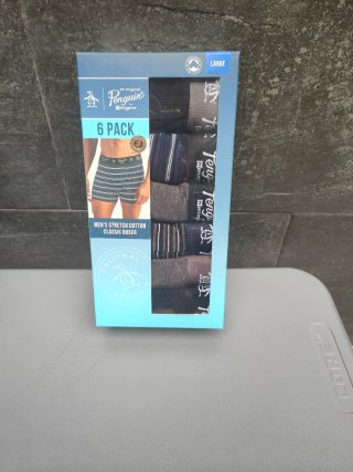 Pack 6 Calzoncillos Penguin Tallas L y M