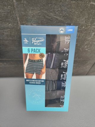 Pack 6 Calzoncillos Penguin Tallas L y M