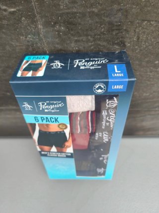Pack 6 Calzoncillos Penguin Tallas L y M
