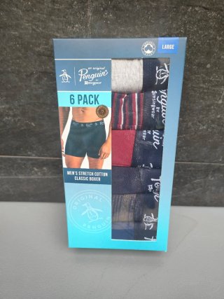 Pack 6 Calzoncillos Penguin Tallas L y M