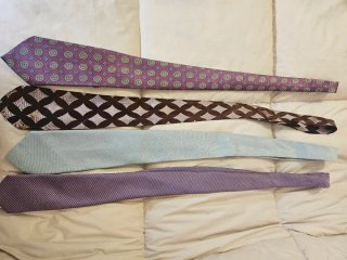 Lote 4 corbatas traje
