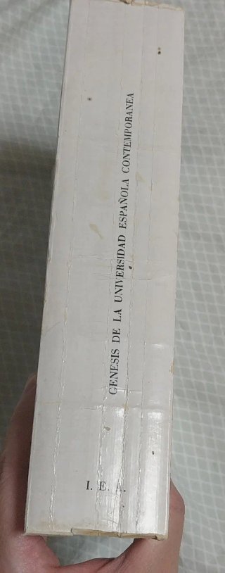 LIBRO "GÉNESIS DE LA UNIVERSIDAD ESPAÑOLA CONTEMPO
