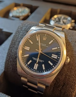 Rolex Oyster Perpetual 41mm Azul