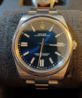 Rolex Oyster Perpetual 41mm Azul