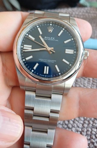 Rolex Oyster Perpetual 41mm Azul