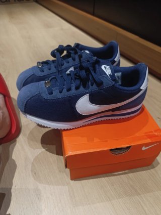 Nike Cortez Azul/Blanco Talla 38.5
