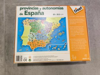Puzzle Mapa España Provincias y Autonomías