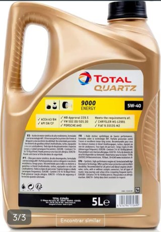 Aceite Motor Total Quartz 5W40 5L