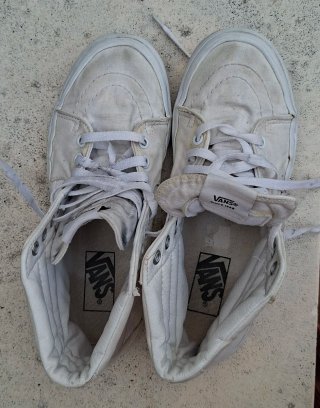 Zapatillas Vans Blancas Hi-Top