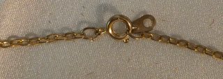 Collana vintage con ciondolo rotondo